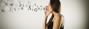 Screaming. Letters.